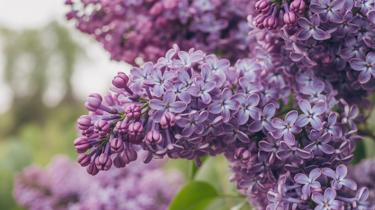 Purple lilacs